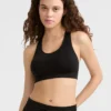 Sujetador deportivo sin costuras con espalda en forma de «U»