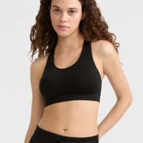Sujetador deportivo sin costuras con espalda en forma de «U»