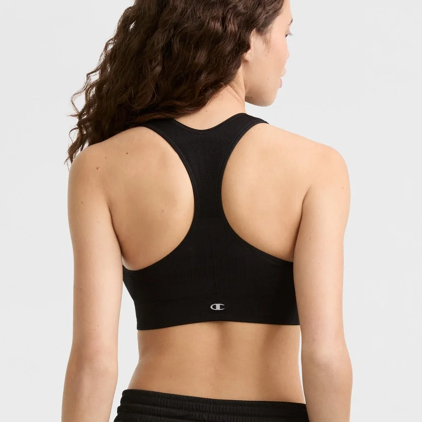 Sujetador deportivo sin costuras con espalda en forma de «U»