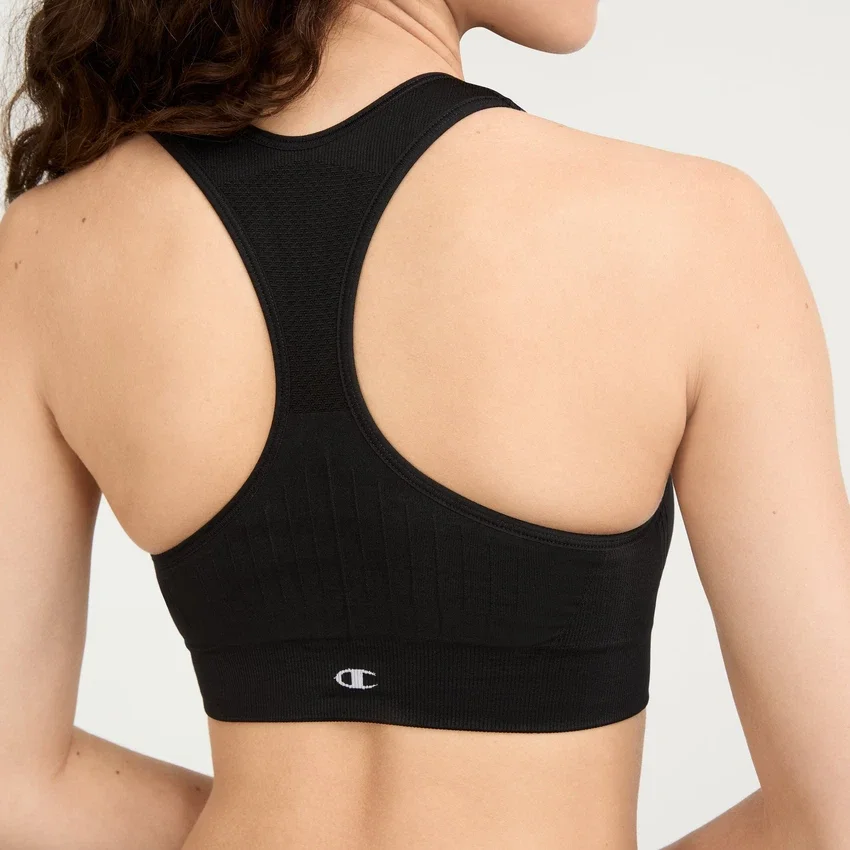 Sujetador deportivo sin costuras con espalda en forma de «U»