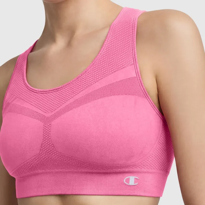 Sujetador deportivo sin costuras con espalda en forma de «U»
