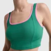 Top tipo bra con costuras Courtside