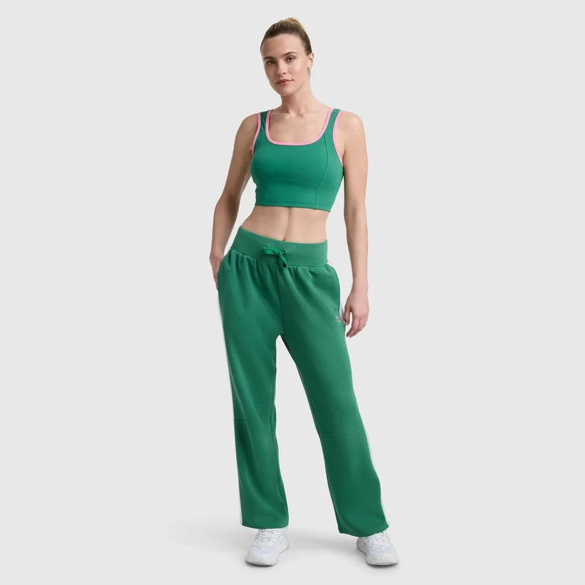 Top tipo bra con costuras Courtside