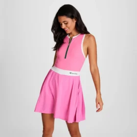Vestido de tenis Match Point, Script Logo bordado en letra cursiva